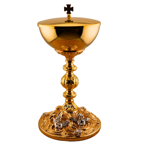 Przejdź do produktu Puszka Gloria – złocona anielska 24,5 cm
