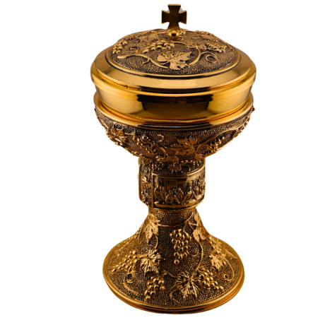 Przejdź do produktu Puszka  „Cena Domini” złocona 22 cm