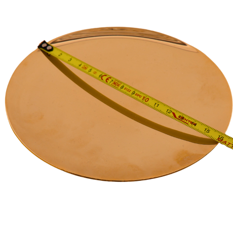 Przejdź do produktu Patena mszalna pozłacana 16 cm